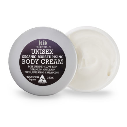 unisex organic body creeam