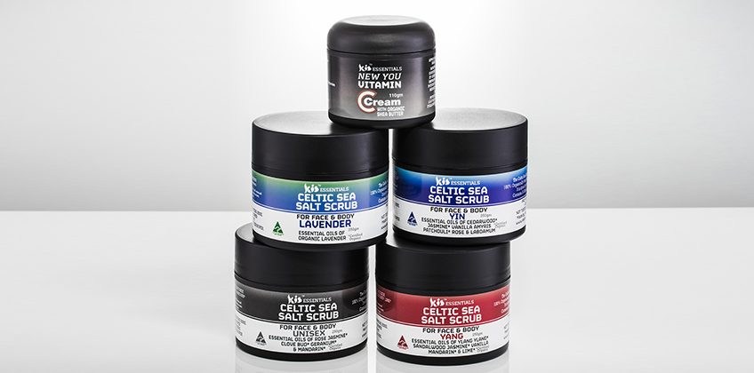 Kis Daily Skin Care with Celtic Sea Salt scrub