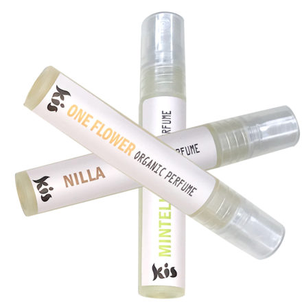 Samples of three 7ml Kis Perfumes
