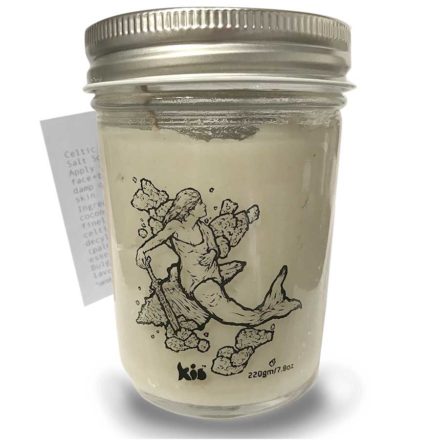Salt Scrub - Bell Mason Jar - Unisex (Citrus) Scented for face & body